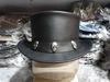 Tri Skull Band Black Leather Top Hat (5).jpg
