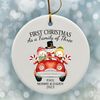 Personalized Family Keepsake, New Baby 2023,Ornament Gift, First Christmas As A Family Of Three Ornament, Family of Three Christmas Ornament - 3.jpg
