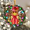 Christmas Coaster Ornament Png, Round Christmas Ornament, PNG Instant Download, Xmas Ornament Sublimation Designs Downloads - 2.jpg