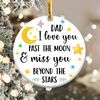 I Love You Pass The Moon Dad  Ornament Png, Round Christmas Ornament, PNG Instant Download, Xmas Ornament Sublimation Designs Downloads - 1.jpg
