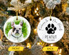 Custom Photo Ornament, Dog Memorial Ornament, Custom Photo Ornament, Forever In Our Hearts, Loss Of Dog Gifts, Dog Mom Gifts, Pet Photo Gift - 3.jpg