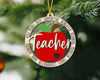 Teacher Ornament, Teacher Christmas Gifts, Teacher Appreciation Gifts, Christmas Gifts for Teacher, Teacher Apple Ornament, Teacher Gifts - 1.jpg