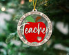 Teacher Ornament, Teacher Christmas Gifts, Teacher Appreciation Gifts, Christmas Gifts for Teacher, Teacher Apple Ornament, Teacher Gifts - 2.jpg