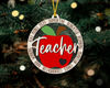 Teacher Ornament, Teacher Christmas Gifts, Teacher Appreciation Gifts, Christmas Gifts for Teacher, Teacher Apple Ornament, Teacher Gifts - 5.jpg