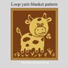 loop-yarn-finger-knitted-cow-blanket