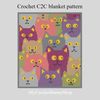 crochet-C2C-cats-graphgan-blanket