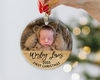 Custom Baby First Christmas Ornament, Personalized Baby Photo Ornament, New Baby Gift, Baby 1st Christmas Ornament, Xmas Family Keepsake - 4.jpg