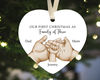 Personalized Family of Three Ornament, New Family Christmas Ornament, Baby First Christmas Ornament, 2023 Family Ornament, Family Xmas Gift - 7.jpg
