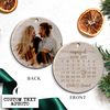 Personalized Engaged Ornament with Photo, Engaged Christmas Ornament, Custom Engagement Gift, Engagement Party Gift, Calendar Ornament - 3.jpg