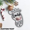Babys First Christmas Ornament 2023, Personalized Birth Stats Ornament, Baby Photo Ornament, Baby Keepsake, Newborn Gift, Baby Feet Ornament - 3.jpg
