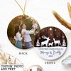 Personalized New Baby Christmas Ornament, Baby Shower Gift, Our First Christmas As Mommy and Daddy Ornament, New Parents Gift, Parents To Be - 2.jpg