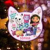 Personalized Gabby's Dollhouse Christmas Ornament, Custom Gabby's 2023 Christmas Ornament, First Christmas Ornament, Kids Christmas Ornament - 1.jpg