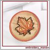 In_The_Hoop_embroidery_designs_of_round_napkins_stands_with_leaves_for_hot_dishes