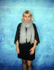 серый вязаный тёплый шарфик, ажурная паутинка, серая шаль, подарок маме.JPG