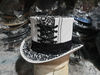 Steampunk Black Crusty Band White Leather Top Hat (2).jpg