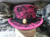 Steampunk Havisham Pink Leather Top Hat (3).jpg