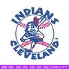 Cleveland Indians logo embroidery design, logo sport embroidery, baseball embroidery, logo shirt, MLB embroidery..jpg