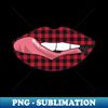AD-20231104-30528_Vintage Lips Retro Style Tongue Flannel Pattern Popart Gift 6133.jpg