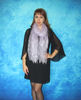 lilac hand knit warm women's scarf, pale violet Russian Orenburg shawl, Wool wrap,  Bridal stole, Gift for girlfriend.JPG