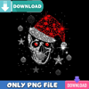Skull Diamond with Santa Hat PNG Best Files Design Download.jpg