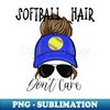 MM-20231110-27465_Softball Hair Dont Care Girl Messy Bun in Cap 9315.jpg