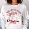 Rolling up Some Christmas Spirit T-shirt, Funny Christmas Gift Unisex T Shirt Sweatshirt Hoodie 4.jpg