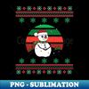 VI-20231113-29179_Snowman Santa Hat Faux Ugly Christmas Sweater Funny Holiday Design 9070.jpg