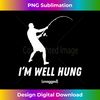 WR-20231114-4282_I'm well hung (snagged) funny fishing graphic design Long Sleeve.jpg