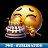 NU-20231114-13905_Make a Wish  Emoji Blowing Out Birthday Candles Shirt 8507.jpg
