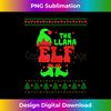 KK-20231115-2213_Llama Elf Family Matching Ugly Sweater Christmas Pjs Tank Top 1.jpg