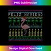 LB-20231115-1919_Flamingo Ugly Christmas Sweater Feliz Navidad Tank Top 1.jpg
