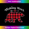 PK-20231115-4967_Red Plaid Christmas Costume Fishing Bear Ugly Holiday Tank Top 1.jpg