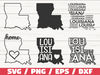 Louisiana State SVG  Cut File  Cricut  Clip art  Commercial use  Silhouette  Louisiana  SVG  Louisiana  Home Svg  LA Svg.jpg