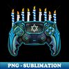 SI-20231117-15078_Video Game Controller Hanukkah Menorah Candles 1105.jpg