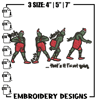 Grinch That's It I'm Not Going Embroidery design, Grinch Christmas Embroidery, Grinch design, Digital download..jpg