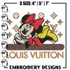 Minnie louis vuitton Embroidery Design, Lv Embroidery, Embroidery File, Brand Embroidery, Logo shirt, Digital download.jpg
