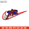 Nike Spiderman Logo embroidery design, Spiderman embroidery, Nike design, movie design, movie shirt, Digital download.jpg