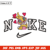 Nike x micky love embroidery design, Disney embroidery, Nike design, Embroidery shirt, Embroidery file, Digital download.jpg