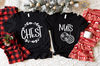 Chest Nuts Christmas Shirts, Christmas Couple T-Shirts, Funny Matching Couple Tees, Christmas Couple Party Outfits, Couples Christmas Gift.jpg