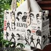 Elvis Presley Leather Handbag, Music tour handbag, Singer Handbag, Gift for fan, Singer leather bag, Custom Bag, Shopping Bag, Vintage Bag 5.jpg