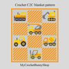 crochet-C2C-construction-vehicles-graphgan-blanket