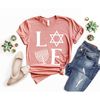 Happy Hanukkah Dreidel Love Shirt, Jewish Gift, Jewish Sayings Tee, Light Shirt, Star Of David, Chanukkah Family Matching Shirt,Hanukkah Tee.jpg