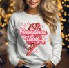 Christmas Vibes Leopard Sweatshirt, Retro Pink Christmas Vibes Sweater, Womens Christmas Sweatshirt, Holiday Sweater, Cute Christmas Sweater.jpg