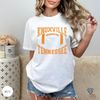 Knoxville Tennessee Football Apparel, University of Tennessee Football Shirt, TN GameDay Tshirt, Go Vols, Rocky Top Tailgate Tee, Distressed.jpg