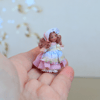 Tiny - collectible - doll - in - pink - dress - 6