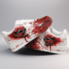 custom- sneakers- nike-air-force1- unisex-white- shoes- hand painted-skull- wearable- art 4.jpg