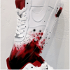 man- custom- shoes- nike- air- force- sneakers- white- black- art 6.jpg
