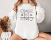 XOXO Tic Tac Toe Valentines Sweatshirt, Valentines Day Unisex Sweatshirt, Love Heart Cute Sweatshirt, Valentines Day Sweater, Gift For Her.jpg