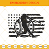 Baseball US Flag Embroidery Design, Baseball Player Embroidery File.jpg