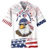 Cool Eagle Merica Heart 4th Of July Patriotic American Flags Aloha Hawaiian Beach Summer Graphic Prints Button Up Shirt.jpg